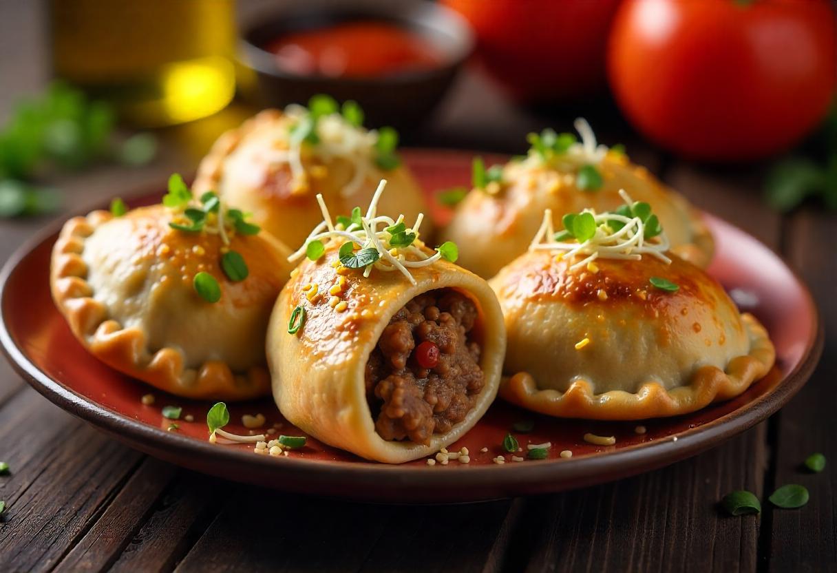 Argentinian Empanadas with Sprouts