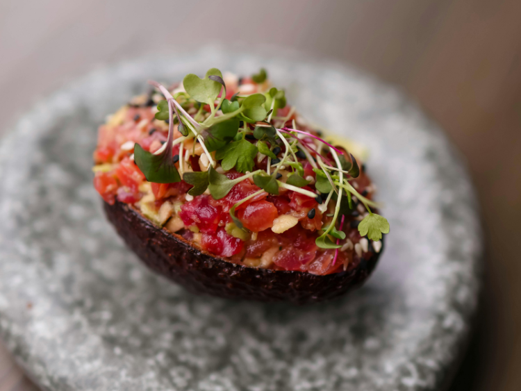 Avocado Royale with Microgreen Crown 🥑