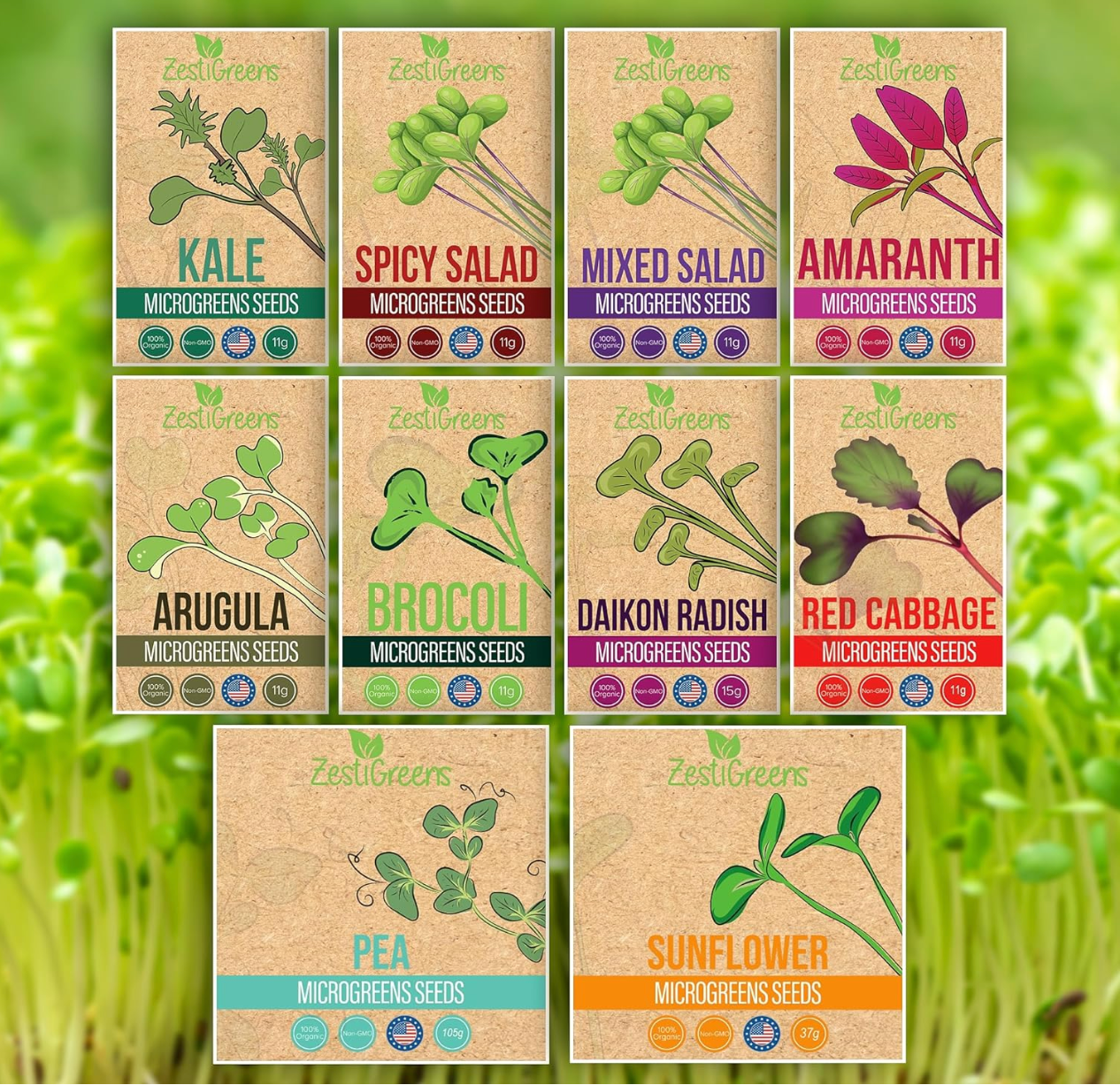 Microgreens Variety Seeds