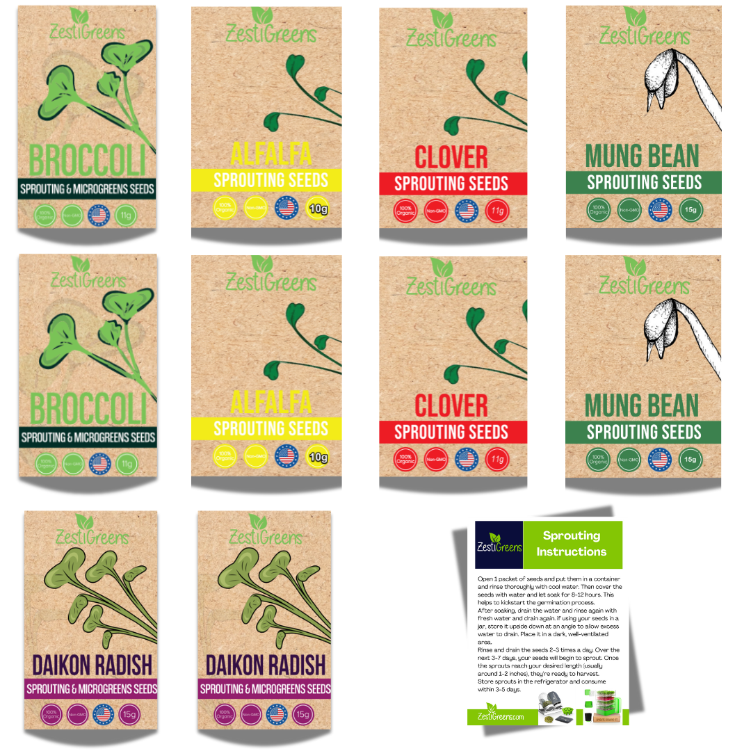 Sprouts Seeds Variety Kits