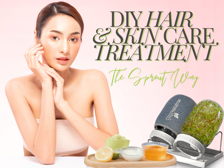 Sprouts for Beauty: DIY Skin and Hair Care Treatments with ZestiGreens