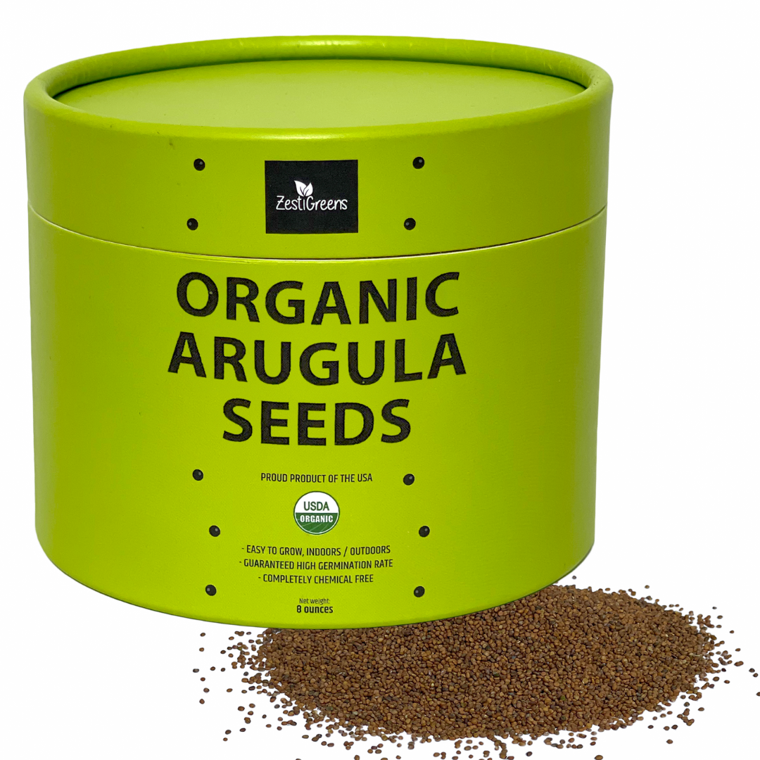 Organic Arugula Microgreens Seeds