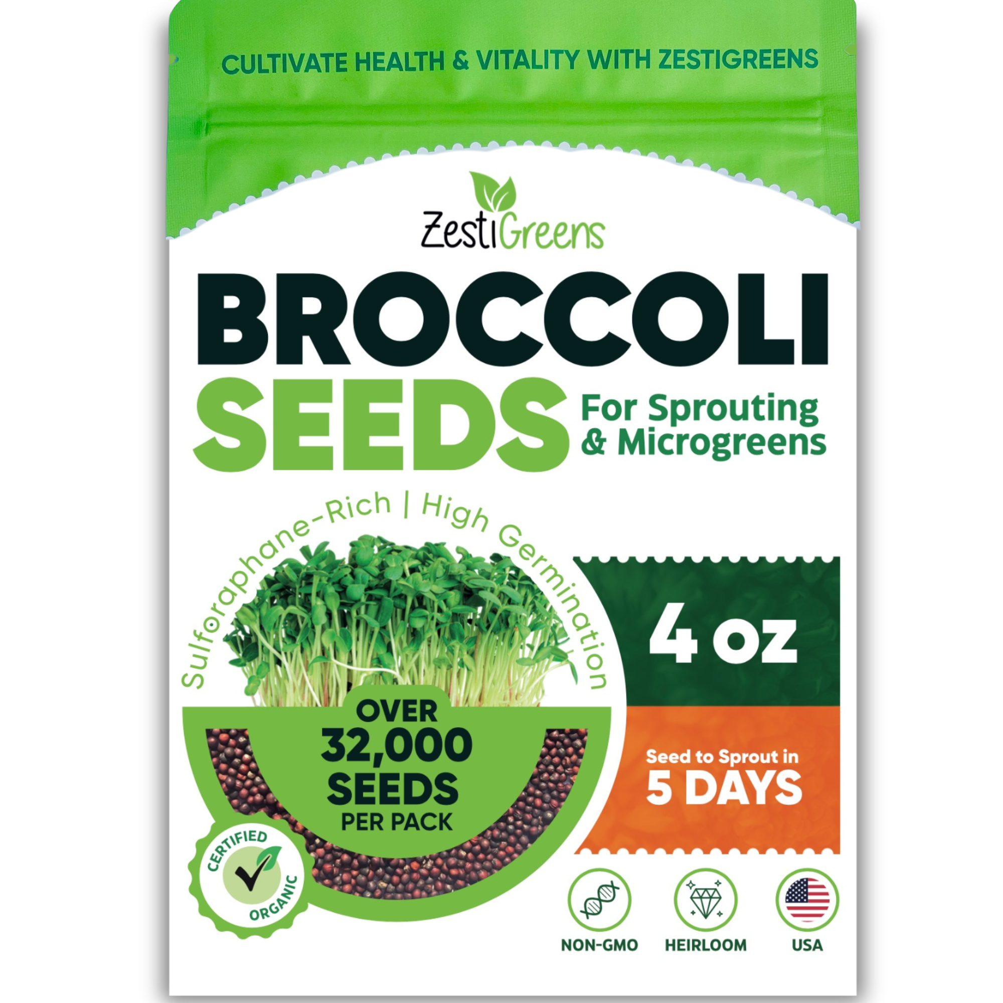 Organic Broccoli Seeds