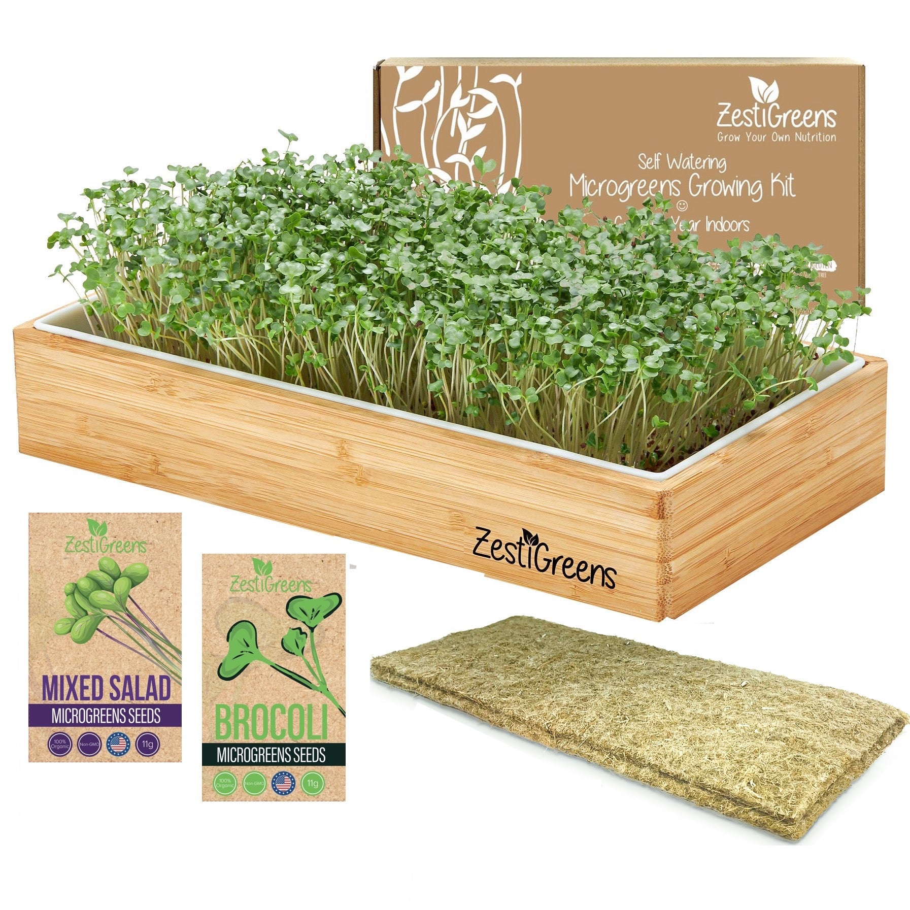 Microgreens Growing Kit Self Watering