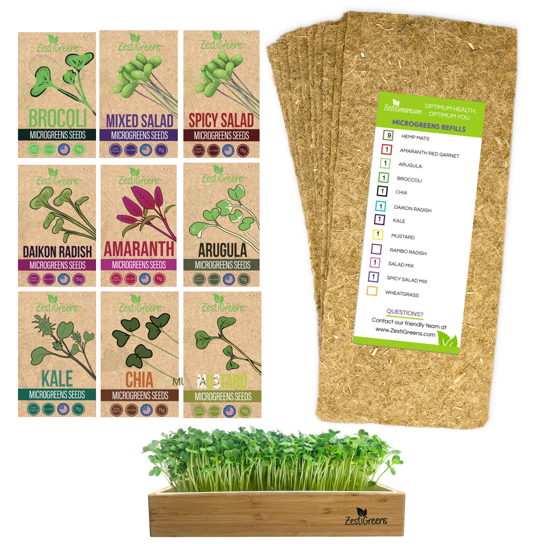 Microgreens Kit Refills A