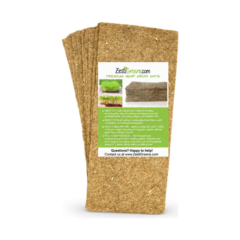 Hemp Growing Mats · Pack of Ten